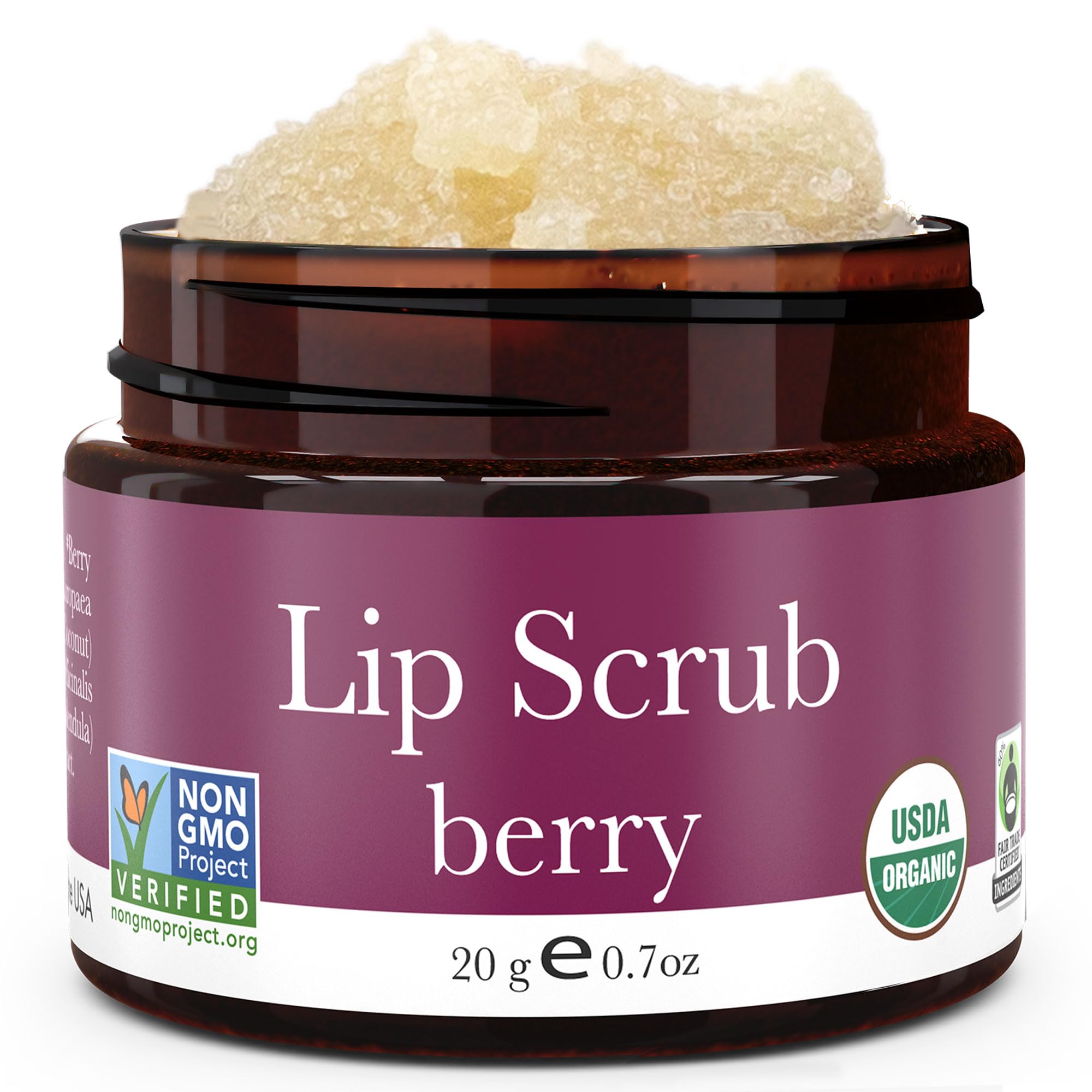 Beauty by Earth exfoliante labial frambuesa para labios suaves e hidratados.