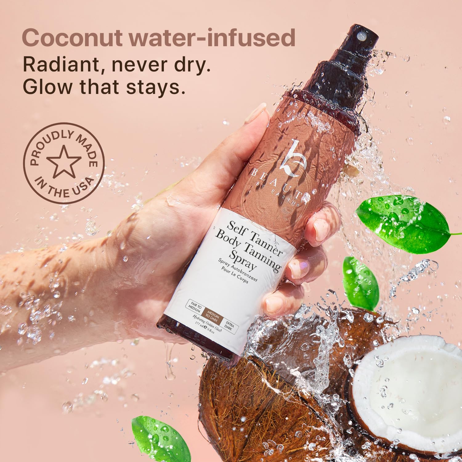 Gant d’application Beauty by Earth pour un rendu uniforme sans traces.