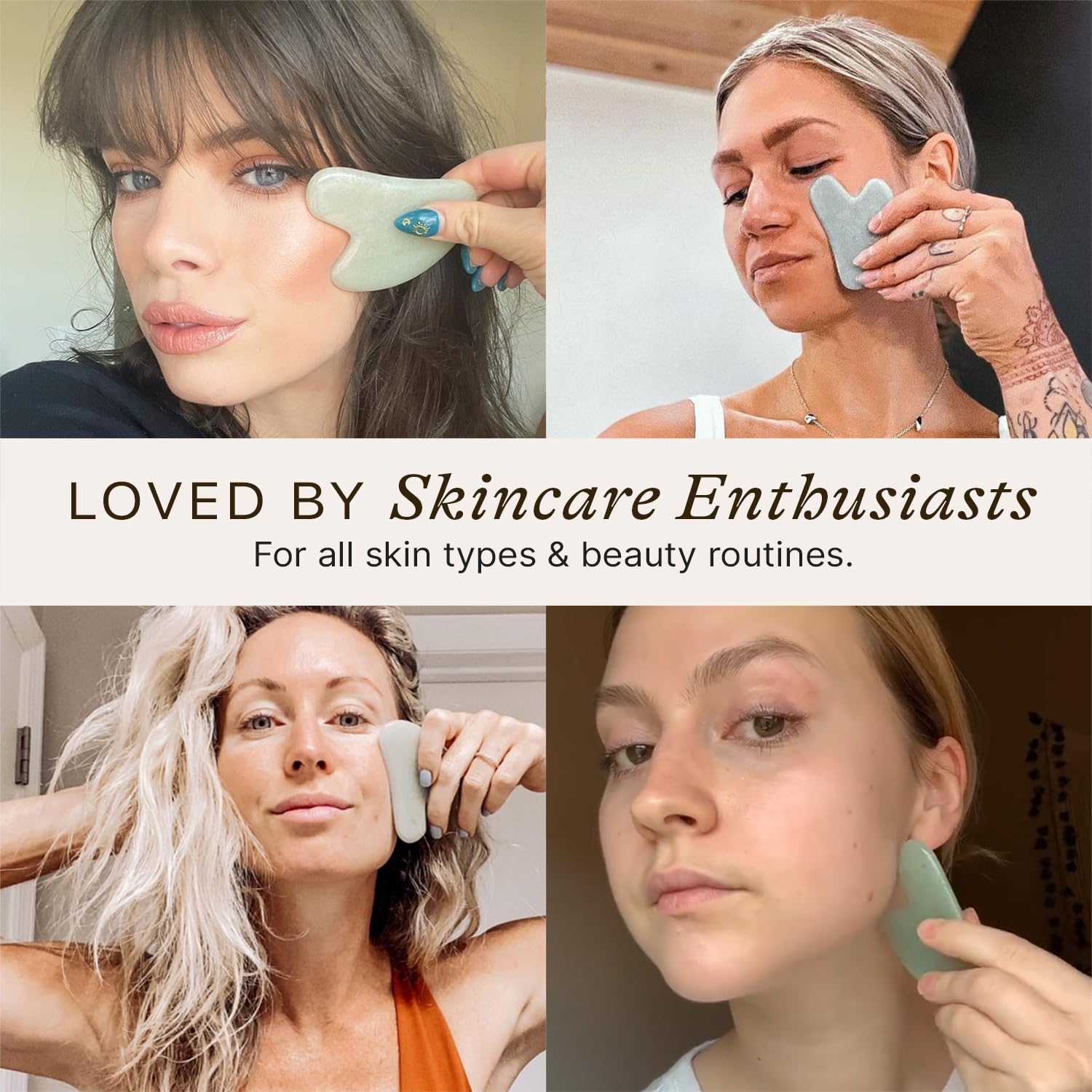 Beauty by Earth Jade Gua Sha: ritual diario de cuidado de la piel