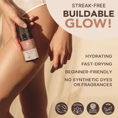 Beauty by Earth mousse auto-bronzante : couleur bronze naturelle qui évolue avec le temps