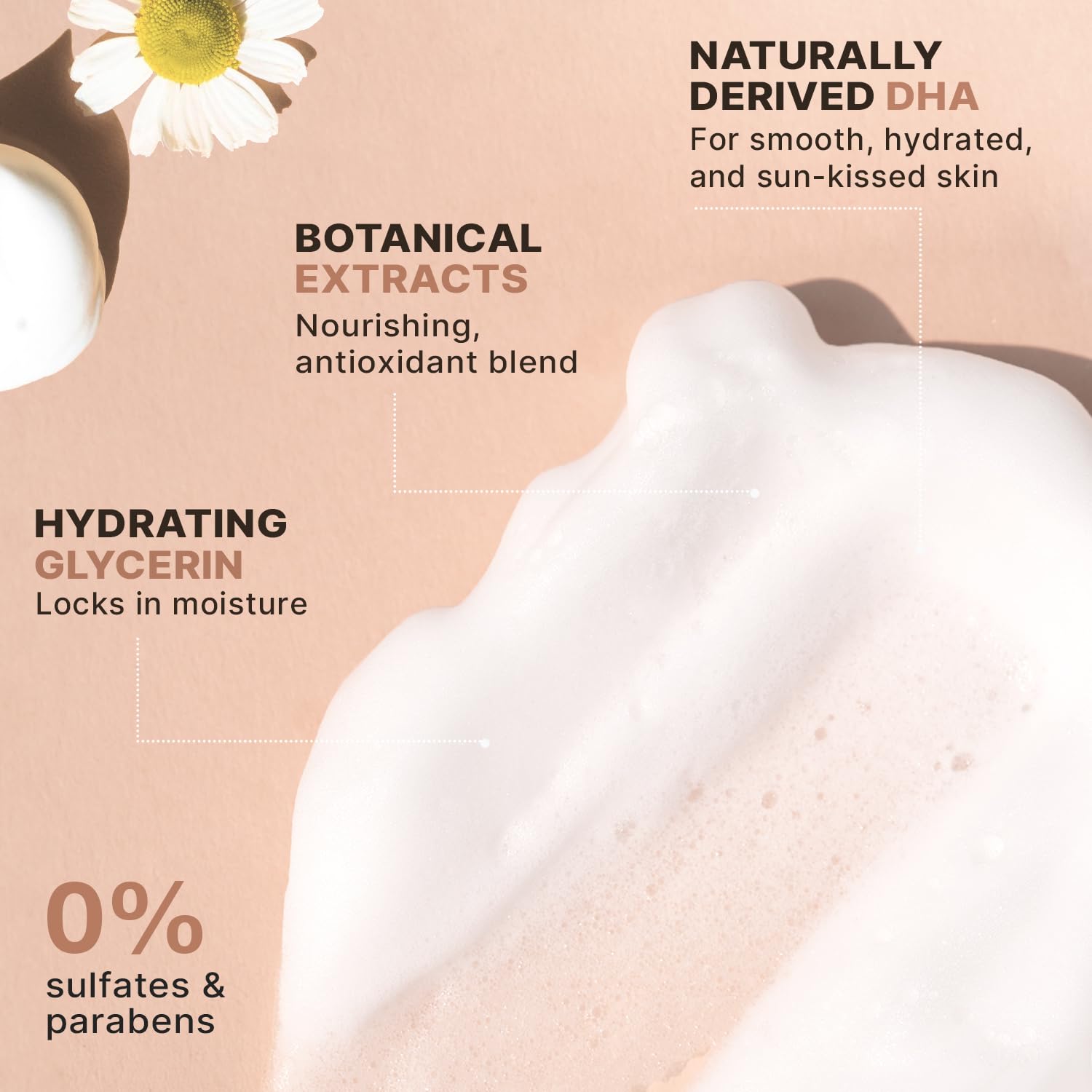 Beauty by Earth mousse auto-bronzante : sans odeur et sans parfum artificiel
