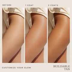 Beauty by Earth Self Tanner Mousse en rostro para tono natural.
