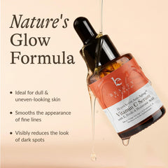 Beauty by Earth suero de Vitamina C, aplicación en rostro para tono uniforme