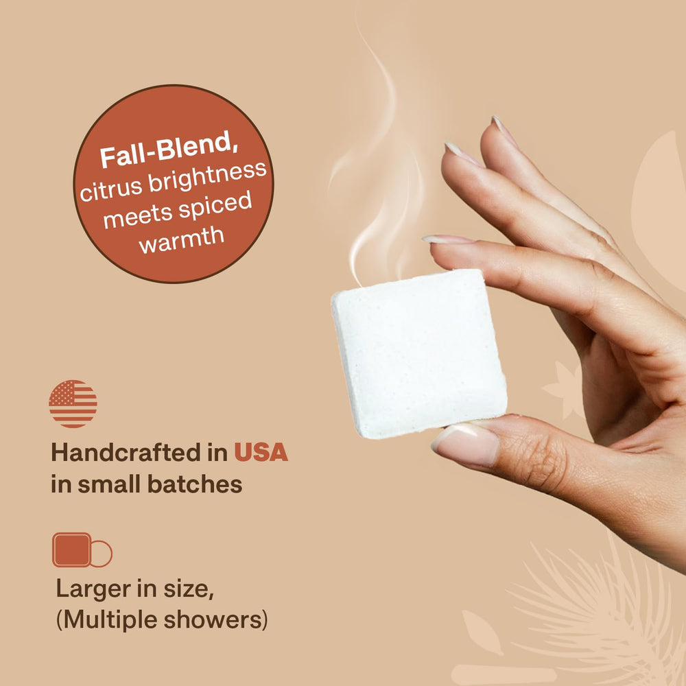 Tabletas de ducha de gran tamaño Beauty by Earth para spa en casa