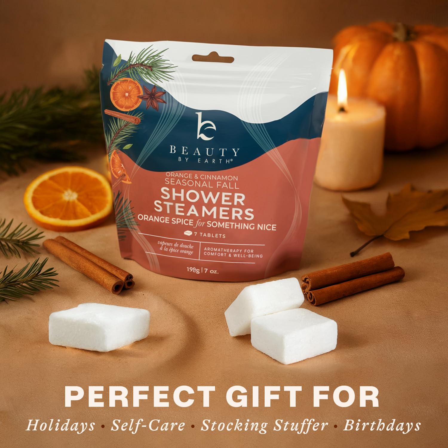 Pausa de spa en casa con tabletas de ducha Beauty by Earth tras el trabajo