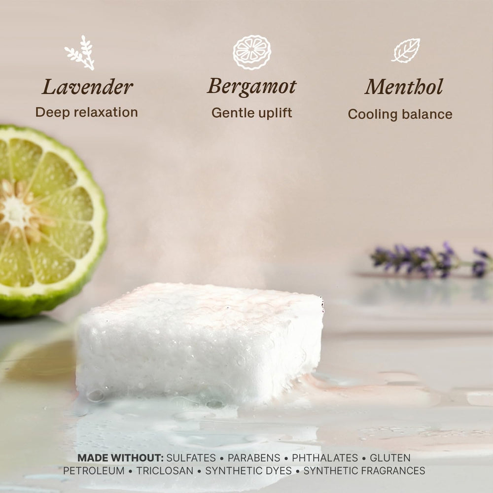 Tabletas de ducha grandes de Beauty by Earth para usos prolongados