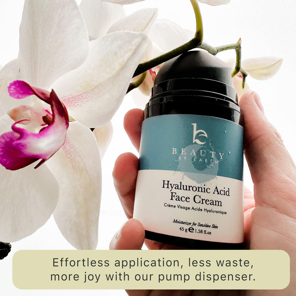 Beauty by Earth unscented anti-aging moisturizer ideal for sensitive skin