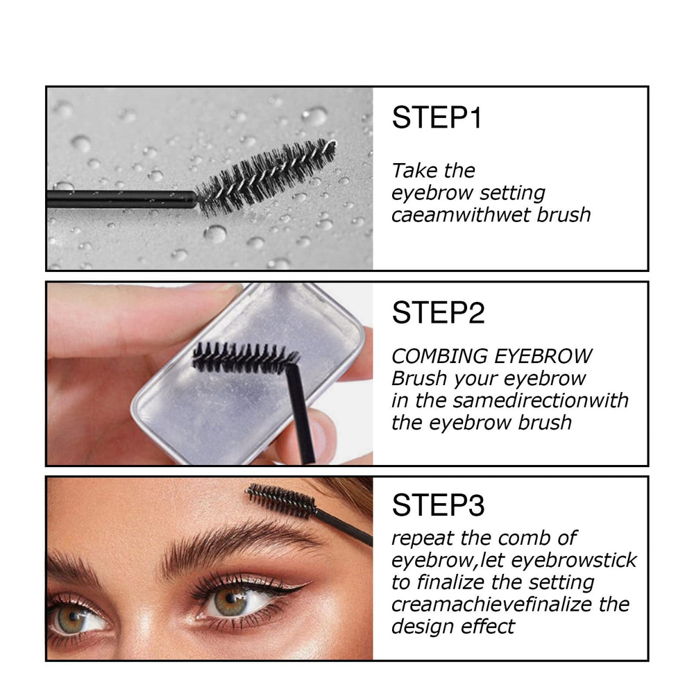 Beauty Glazed cejas definidas con volumen natural y acabado pulido.