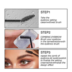 Beauty Glazed cejas definidas con volumen natural y acabado pulido.
