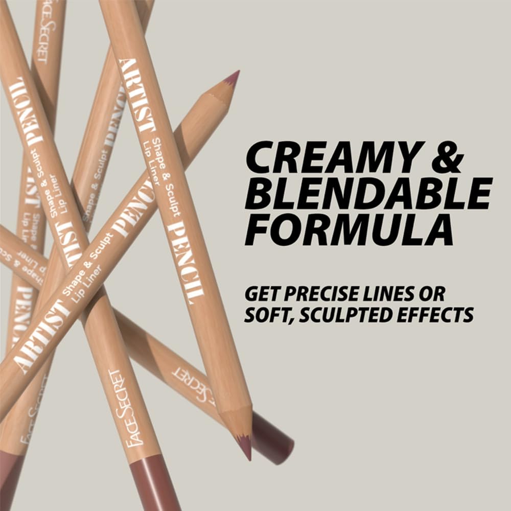 Beauty Glazed delineador labial tono neutro y marrón para looks duraderos.
