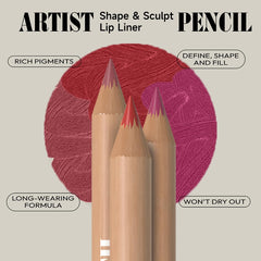 Beauty Glazed delineadores labiales beige y rosado, acabado mate duradero.