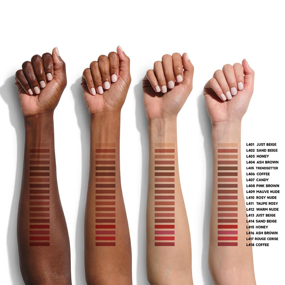 Beauty Glazed delineadores labiales beige y rosado, aplicación suave para trazos uniformes.