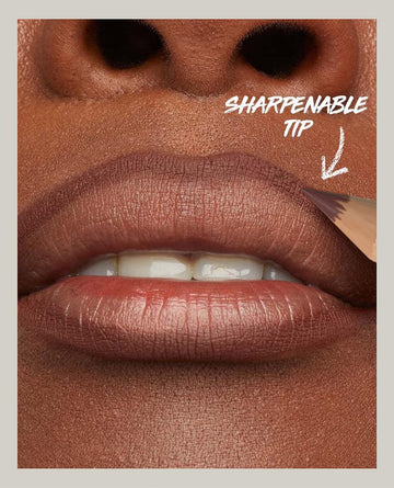 Beauty Glazed delineadores labiales beige y rosado, fórmula a prueba de agua para días activos.