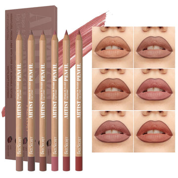 Beauty Glazed delineadores labiales beige y rosado, empaque práctico para uso diario.
