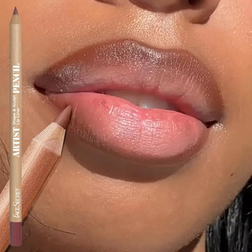 Beauty Glazed delineadores labiales beige y rosado, conjunto compacto para retoques nocturnos.