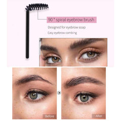 Beauty Glazed jabón para cejas, aplicación sencilla en pasos.