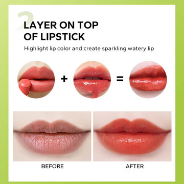 Beauty Glazed tintado suave para labios con color natural
