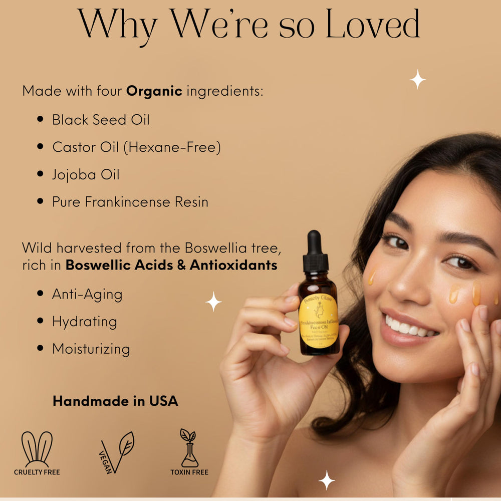 Beauty Glow aceite de semilla negra nutriente para piel radiante y hidratación duradera.