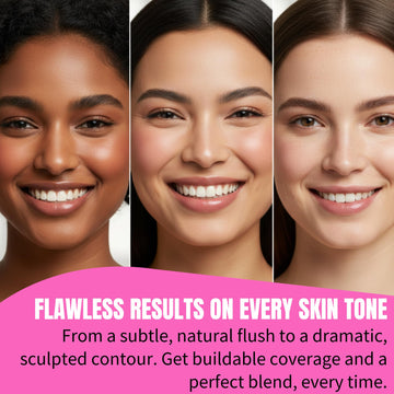 Beauty Junkees Tamaño ideal para viaje, maquillaje rápido y cómodo.