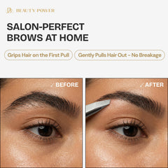 Beauty Power pinzas acero alemán inoxidable para durabilidad