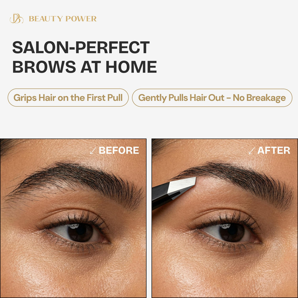 Beauty Power pinzas acero inoxidable alemán con durabilidad