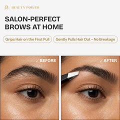 Beauty Power pinzas acero inoxidable alemán con durabilidad