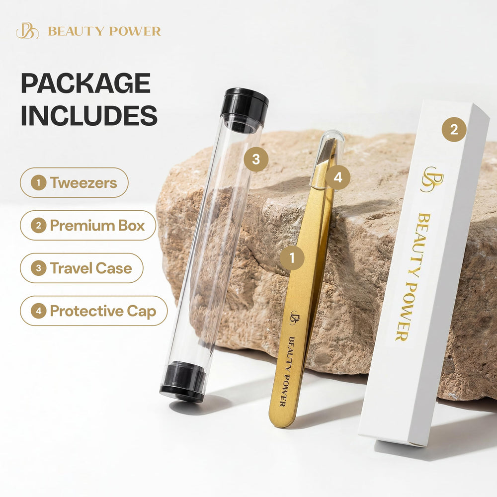 Beauty Power punta inclinada para delinear cejas con precisión