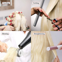 Beauty Star cabello de 65 cm facilita alisado y rizos con precisión