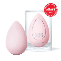 Beautyblender Bubblegum sponge precision-tip use for concealer in hard-to-reach areas