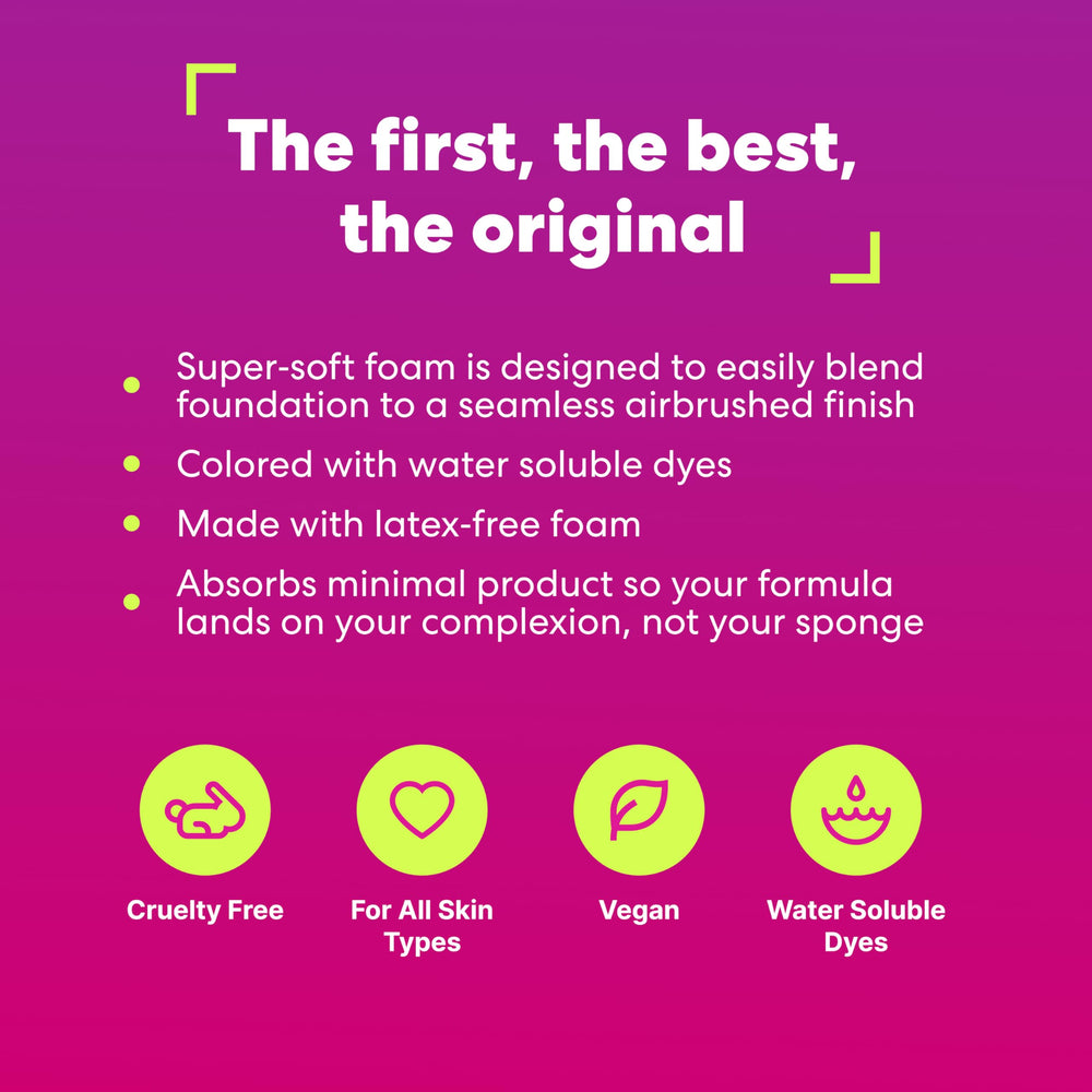 Beautyblender colorant non toxique assure une utilisation sûre et propre.