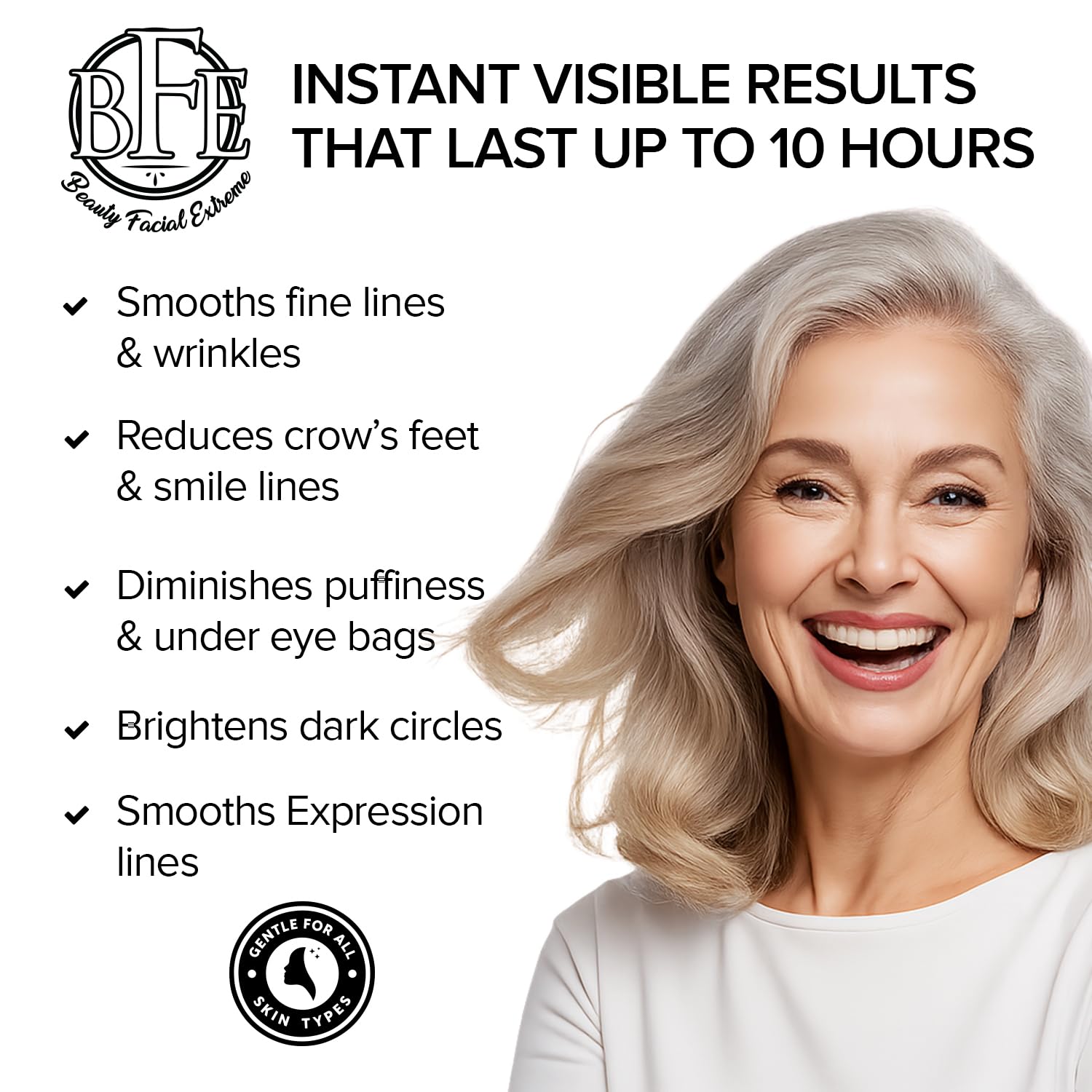 Beauty Facial Extreme minerales reafirmantes para un aspecto más firme de la mirada.