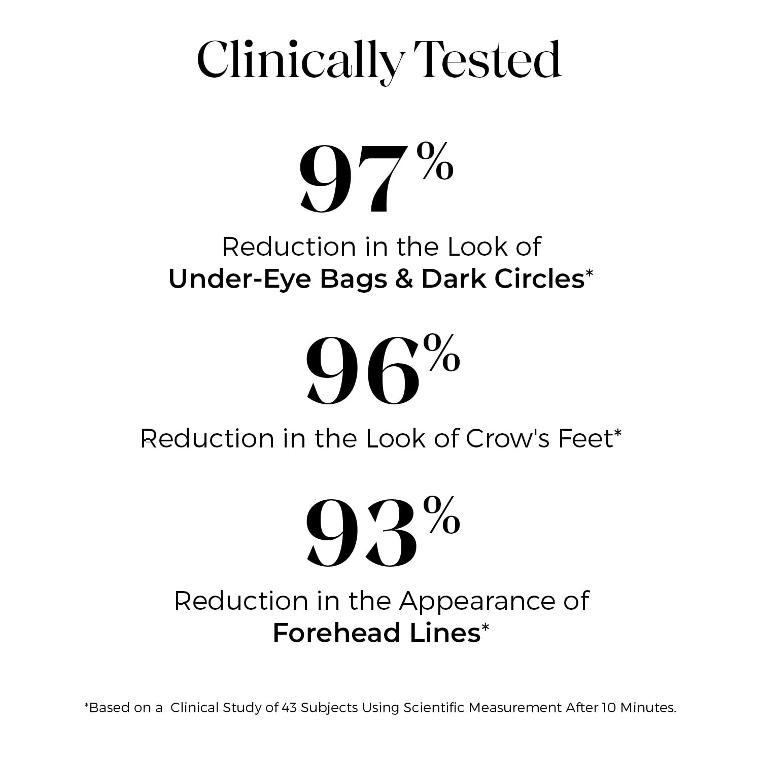 Beauty Facial Extreme levantamiento inmediato ojos para efecto lifting de la mirada.