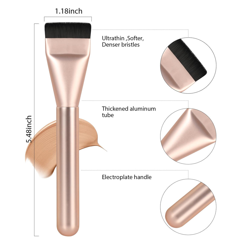BEAUTYFACTOR brocha ultrafina, acabado liso para base líquida