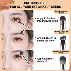 BeautyFactor brocha ojos pequeña precisión en esquinas y pliegues