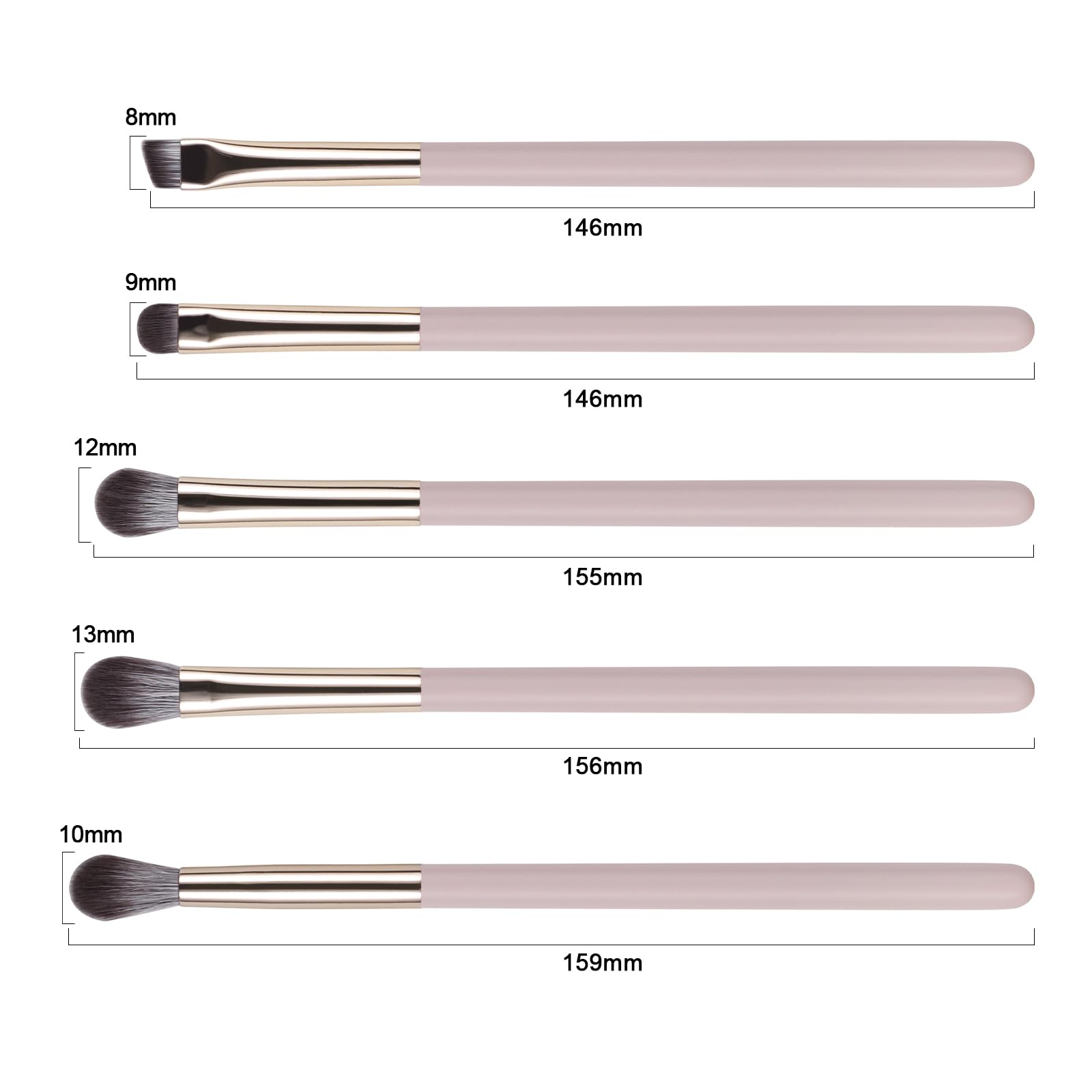 BeautyFactor mango madera ergonómico, agarre cómodo para uso prolongado