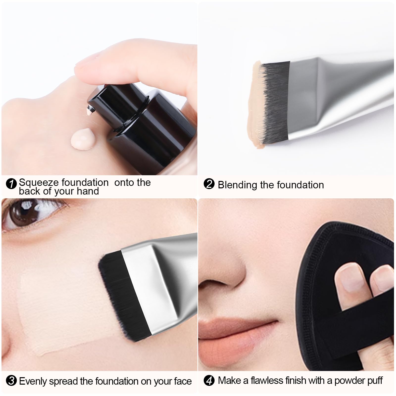 BEAUTYFACTOR pincel para mascarillas faciales favorece aplicación precisa