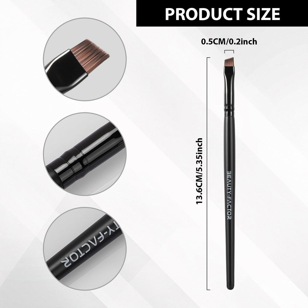BeautyFactor uso doble delineado y detalle de cejas.
