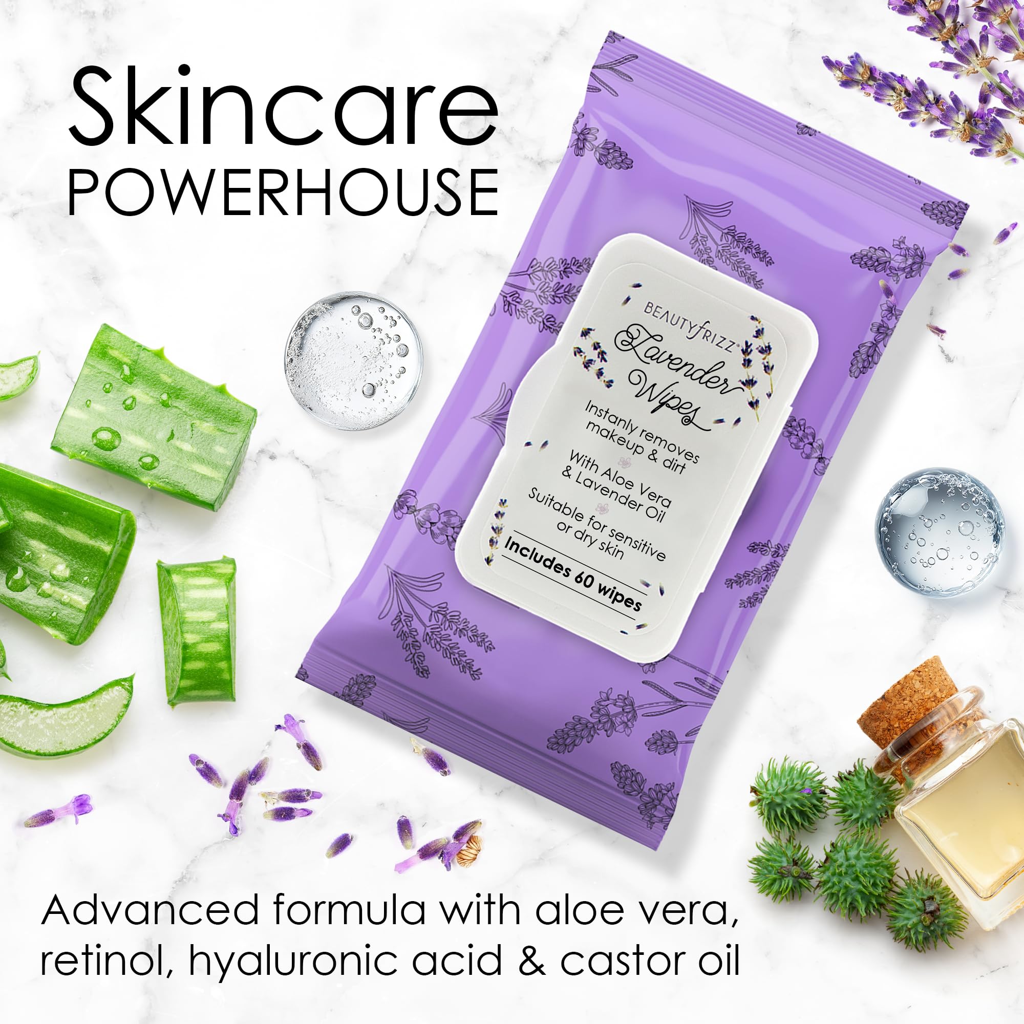BeautyFrizz aroma lavanda: fragancia relajante durante la limpieza.