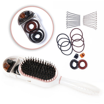 Beauty HAK PAK cepillo de viaje con 30 accesorios para peinado rápido