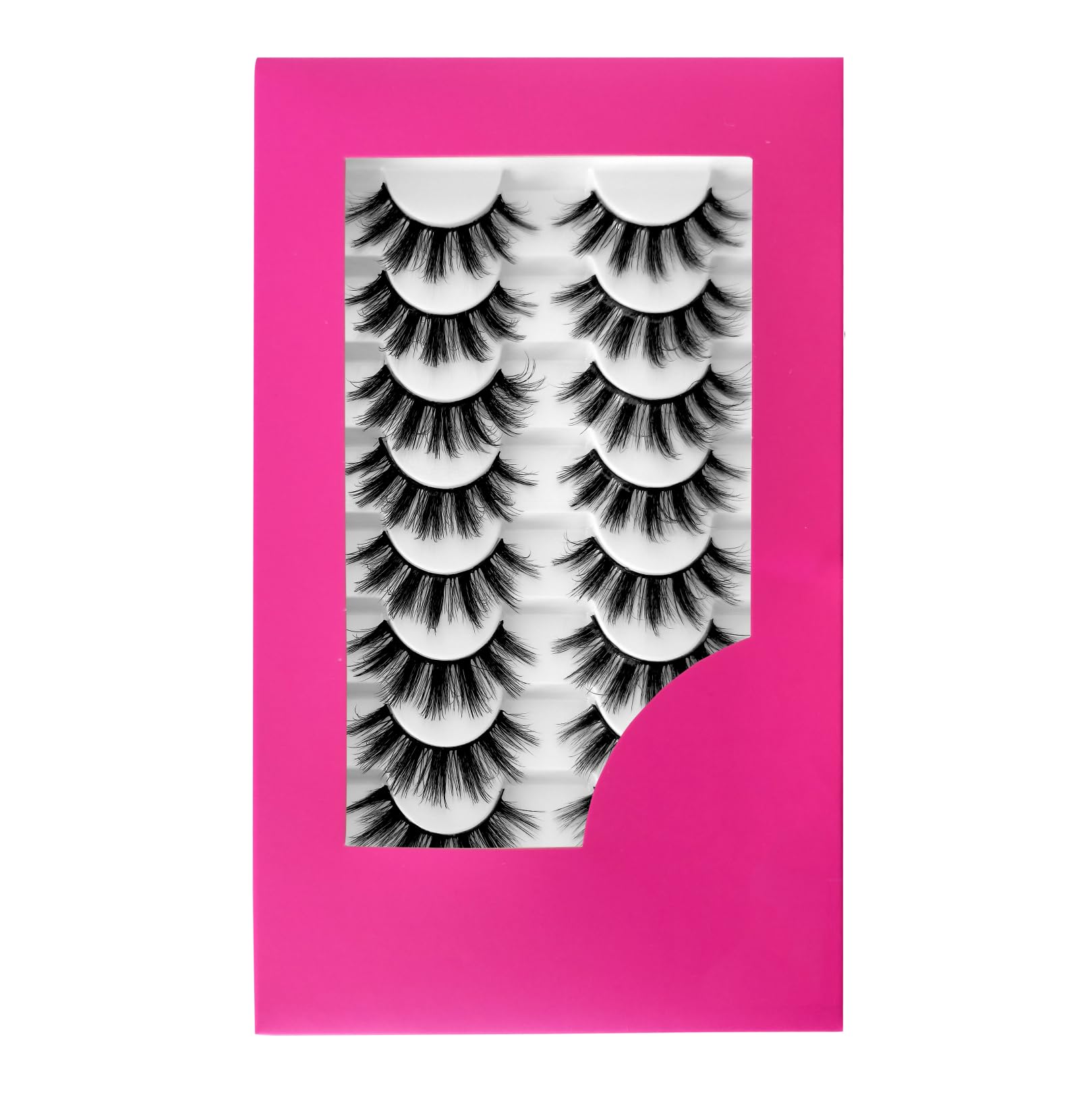 beautykaisen 8 pares pestañas 3d pack para un aspecto natural