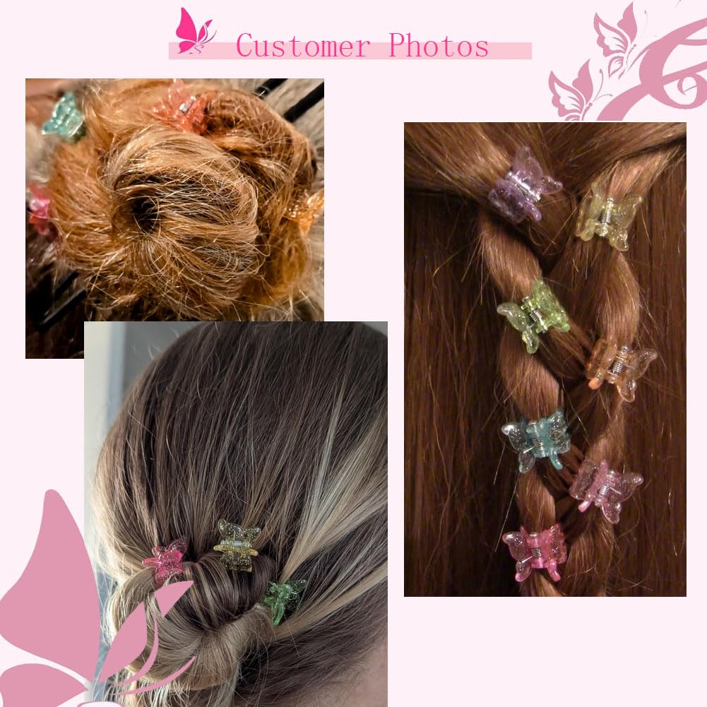 BEBEEPOO clip de pelo de mariposa combina con conjuntos festivos
