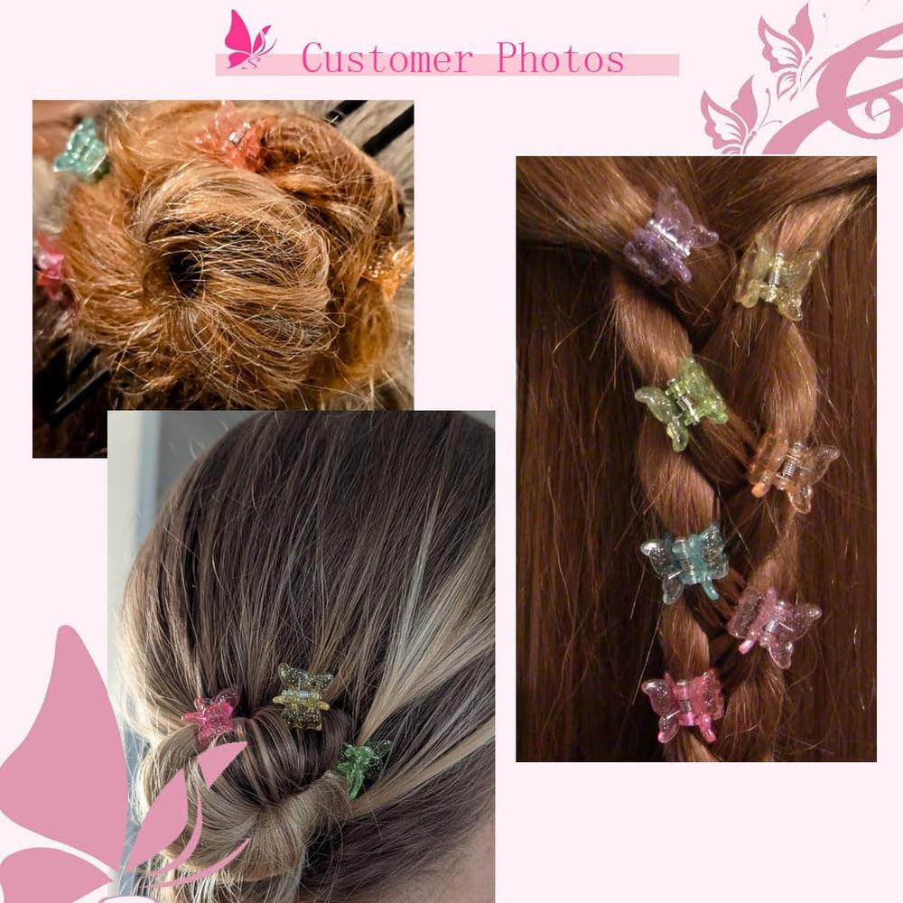 BEBEEPOO clip de pelo de mariposa combina con conjuntos festivos