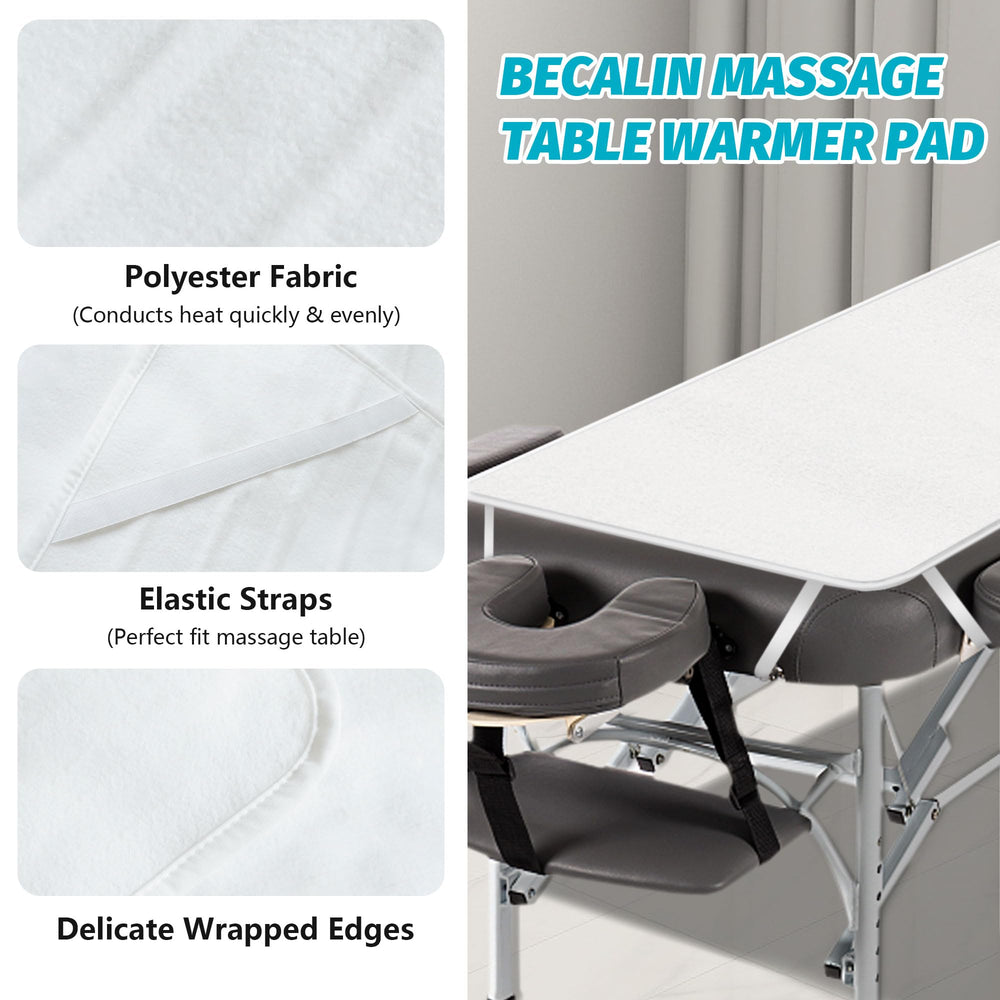 Dimensiones Becalin 30x71 pulgadas aseguran compatibilidad con mesas estándar.