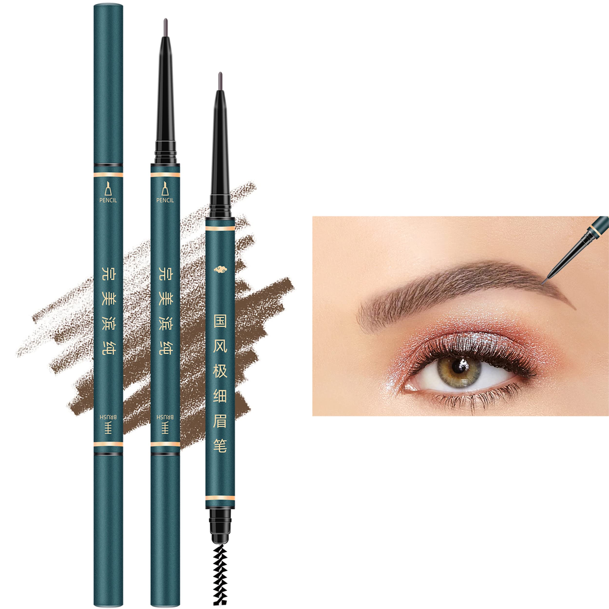BECHY lapiz cejas punta micro para trazos naturales y duraderos