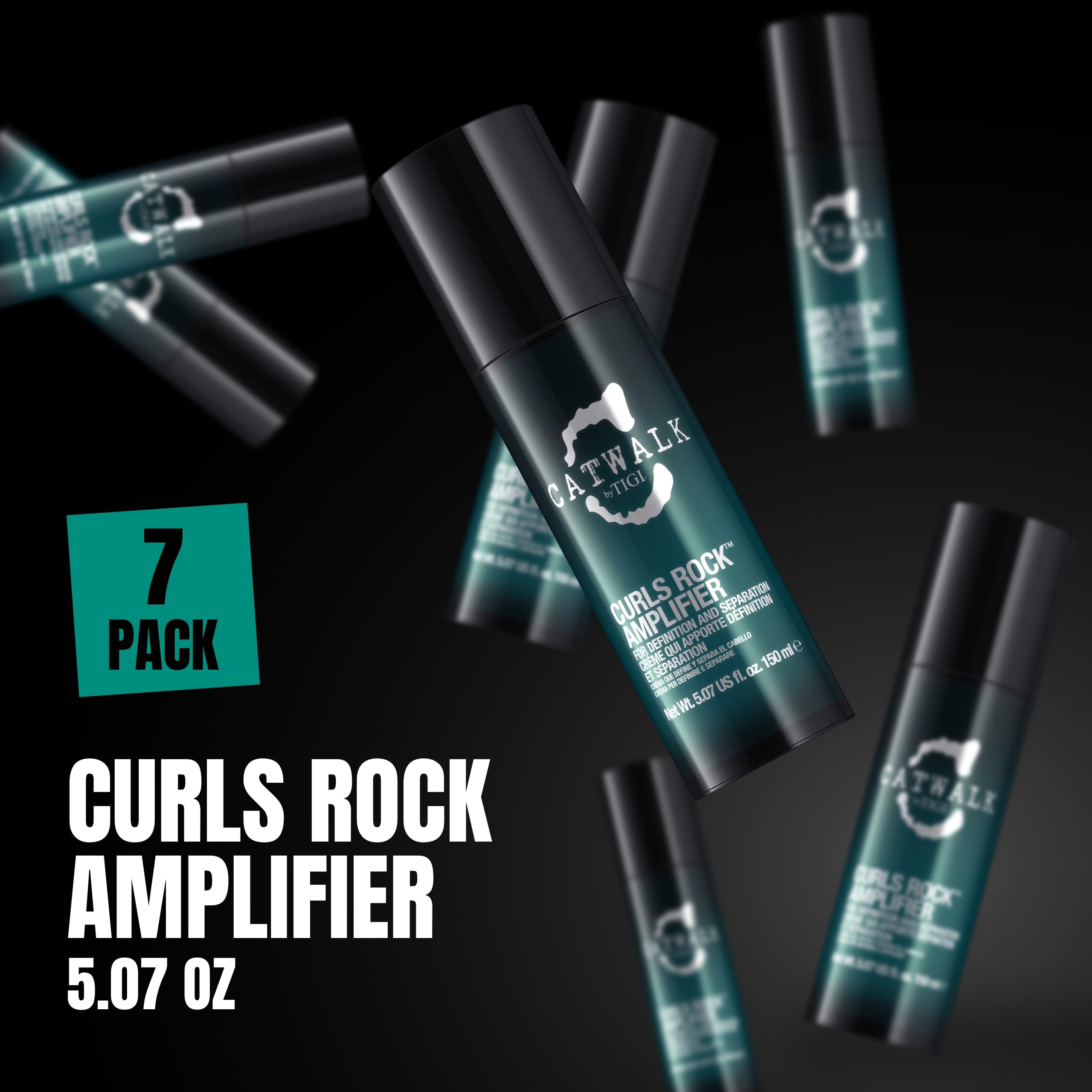Bed Head Catwalk Curls Rock Amplifier: pack de 7 para un estilo uniforme.