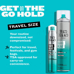 Bed Head Hard Head, brillo natural en el acabado del cabello.