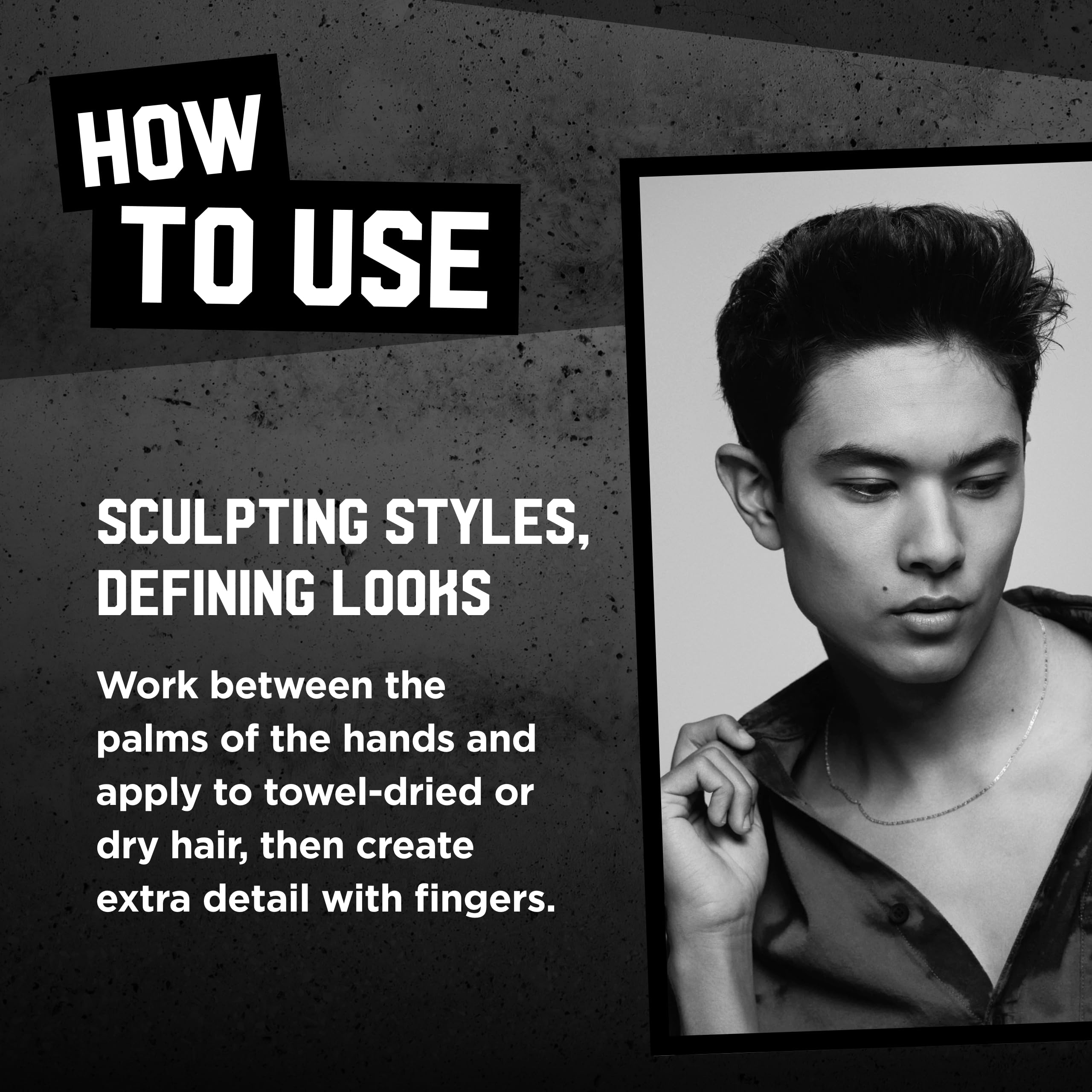 Bed Head aplicación sencilla en pelo húmedo o seco para definir