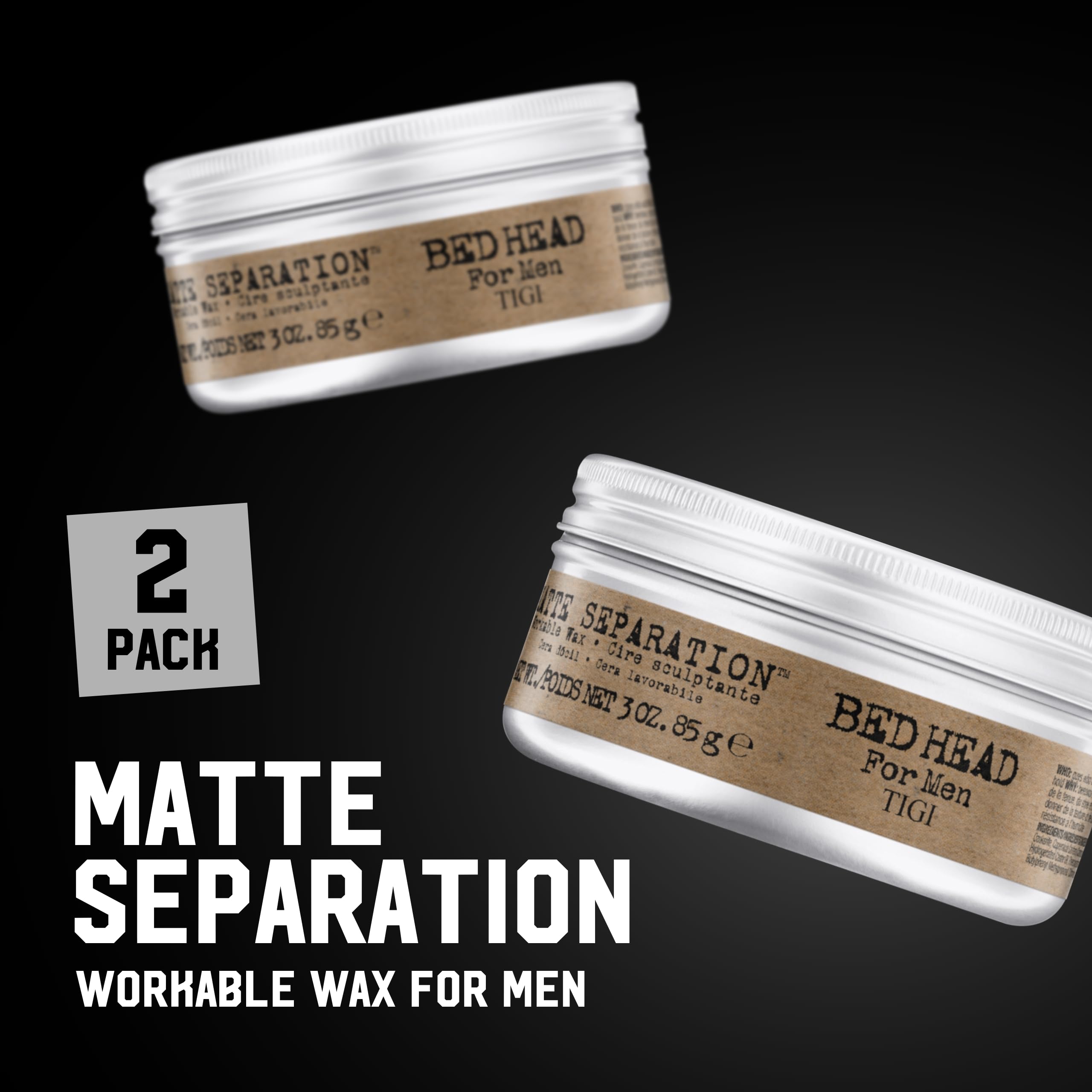 Bed Head para hombres textura mate y control de estilo durante todo el día