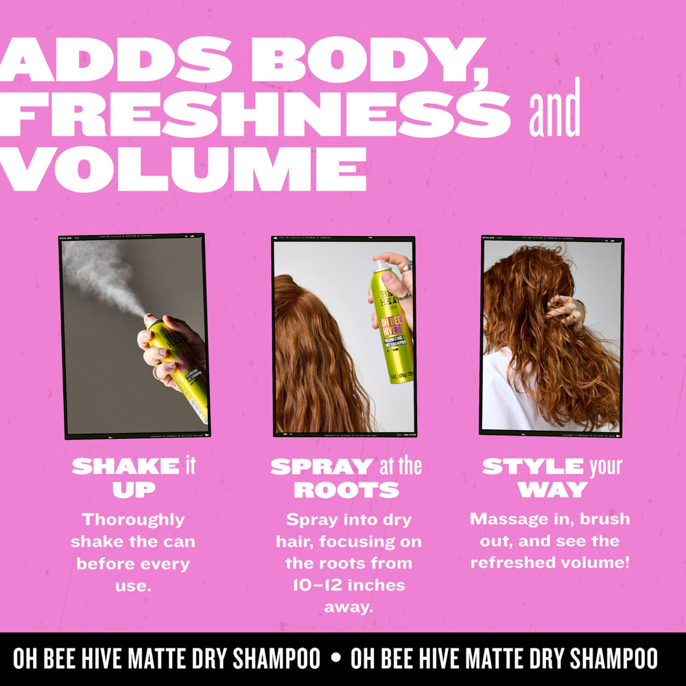 Bed Head Oh Bee Hive absorbe aceites para cabello ligero