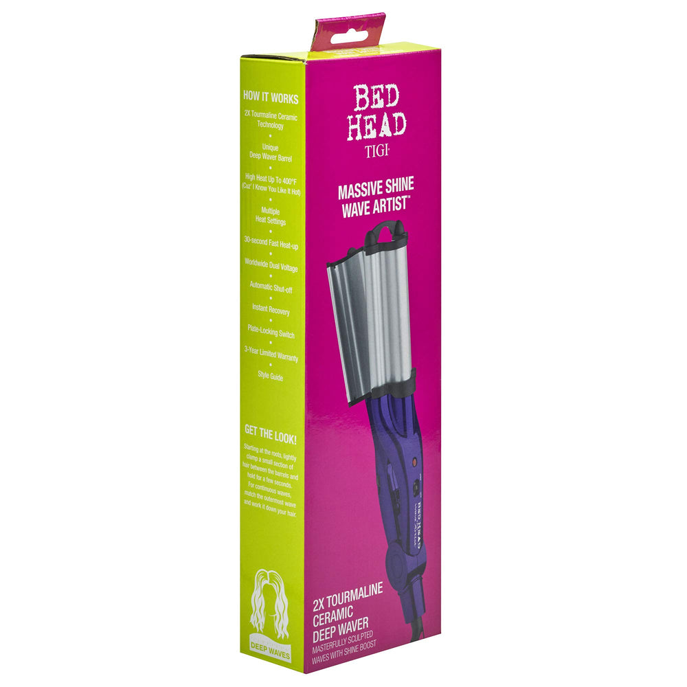 Bed Head Wave Artist ajustes de calor para adaptar cualquier tipo de cabello.